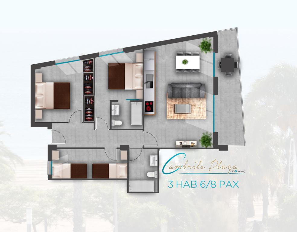 Apartamentos Cambrils Playa Spa Room photo